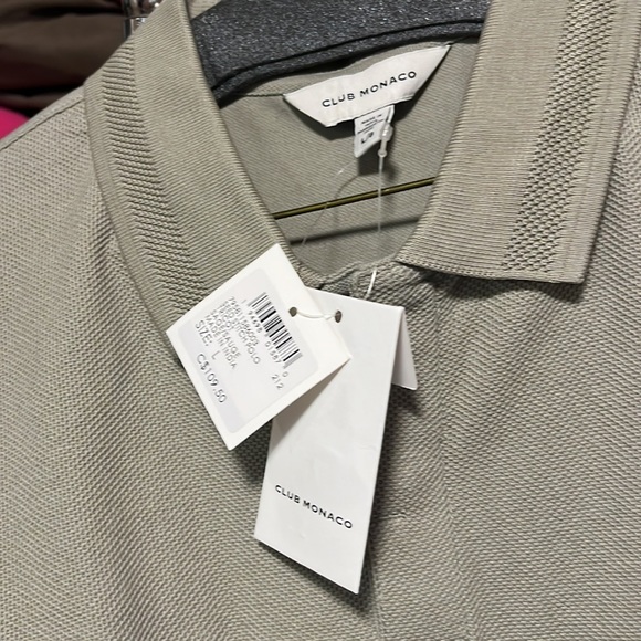 NWT Club Monaco seed stitch polo - Picture 5 of 5